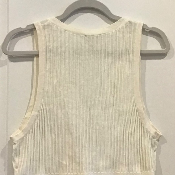 Free People Saturday morning Crop Size L - Picture 3 of 5